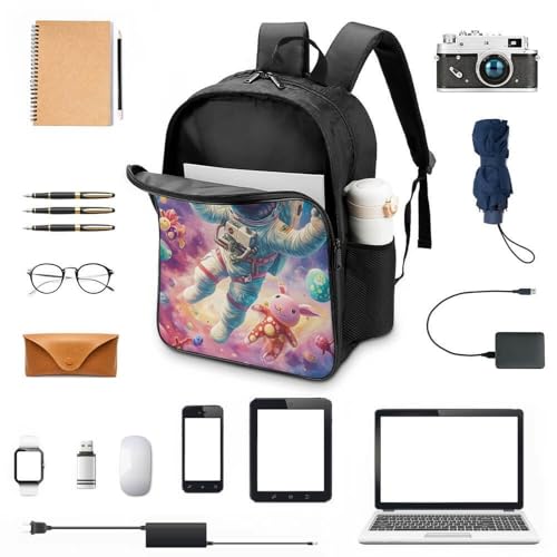 Mochila guardería pequeña de astronauta para excursiones de preescolar 4