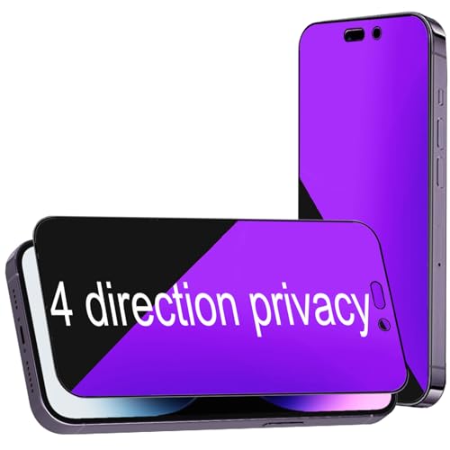Film anti-lumière bleue iPhone 14 Pro Max anti-espion 360 : protégez votre écran 6,7 pouces