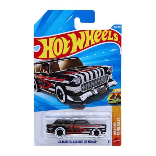 Image of Hot Wheels Classic 55 Nomad Wagons Ages 3 and Up 164 /250 (Black)