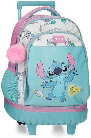 Disney Stitch Little Destruction Mochila infantil, mochila escola...
