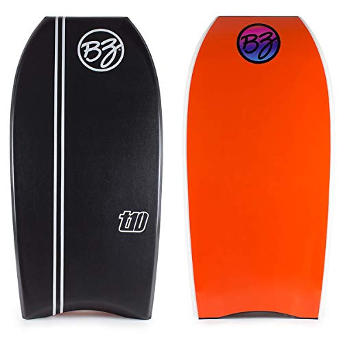 image for BZ T-10 Progressive Series Bodyboard 40 Inch (Black) Crescent Tail, PE