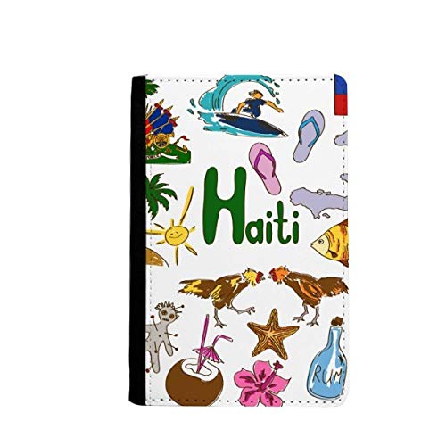 Portefeuille voyage Haïti housse passeport pour l'aéroport et vacances