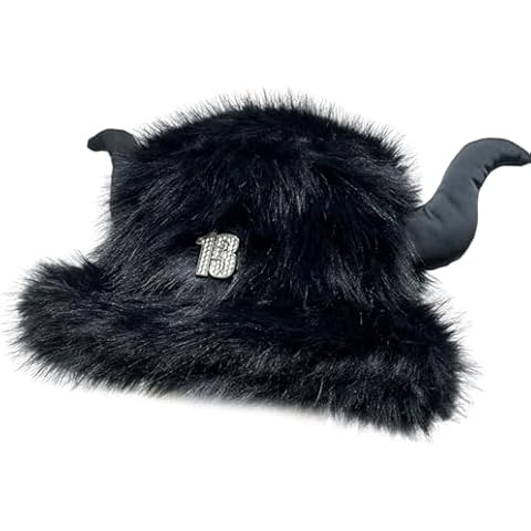 Chapeau bob HXNH en fausse fourrure Cover