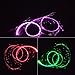 LED Fiber Optic Whip,360° Swivel Pixel Rave Whip Toy - Super Bright More Than 40 Color Effect Modes - Light up Dancing, Party, Music Festival, Christmas Carnival