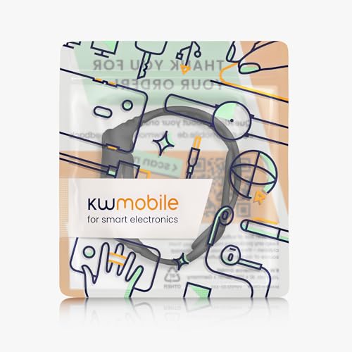 kwmobile Sportarmband kompatibel mit Xiaomi Redmi Watch 3 Active/Redmi Watch 3 Lite - Armband TPU Silikon f&uuml;r Fitnesstracker - mit Schutz Bumper Schwarz