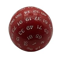 Amazon | 100面ダイス 多面体サイコロ 直径48mm アクリル製 ブラック