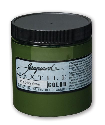 Jacquard Textile Color Paint Olive Green