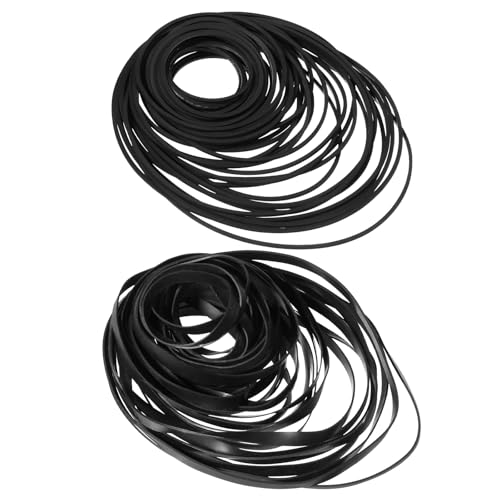 Giantree 100 Stück Vierkantriemen Für Kassettenmaschine, Recorder Gummiriemen 40-135mm Gummi Riemenscheibe Antriebsriemen Belt Vierkantriemen Für Kassettenmaschine CD Kassettenrekorder Laufwerk