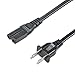 Jantoy 5ft AC Power Cord Outlet Socket Cable Plug Lead Compatible with DJ-Tech USOLO MKII USOLOMKII USOLO MK II DJTech Digital DJ Turntable USOLO Pro USOLOPro Compact USB Player and Controller
