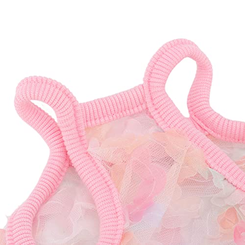 Zerodis Vestidos de princesa para cães pequenos, roupas de verão para festas de filhotes de praia e