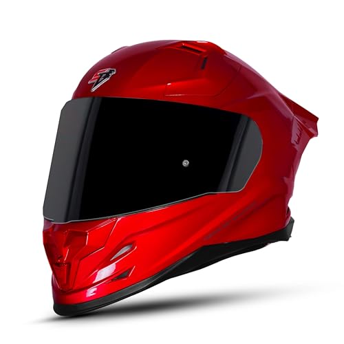Image of Steelbird SBH 61 SXE Pinlock ISI and Dot Certified Full Face Helmet for Men and with Inner Silver Sunshield