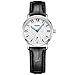 Produktbild RUIXFWA Einstellbar Quartz Armbanduhr wasserdichte Analoge Quarzuhr Liebhaber Luxusmarke Mode Lässig Auto Kalender Business Kleid Armbanduhr Einstellbar, White, Women