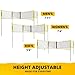 CROSSNET 4-Way Volleyball Net with Carrying Backpack & Ball - 4 Square Volleyball Game Set for Adults and Kids - Quick Assemble Outdoor Game - Backyard Yard Games