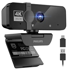 PHILIPS 4K Webcam for PC with Microphone
