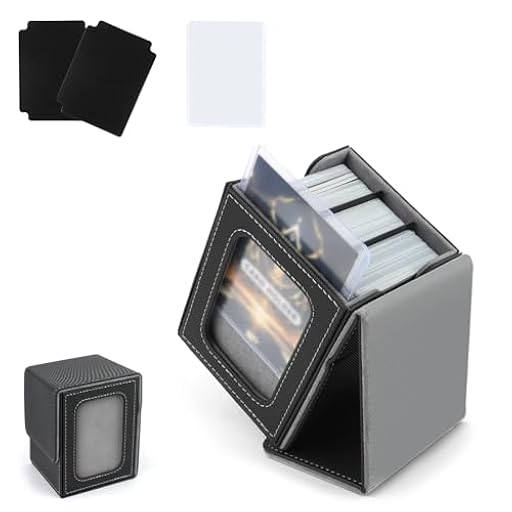 TOSAVGA Deck Box para Mtg, Caja de Cartascon Exhibición de Commander, Caja de Almacenamiento para 100 Cartas de Manga, Caja Cuero con 2 Separadores de Cartas, Magnética para Tgc/Tarjetas | Ya disponible en tu tienda friki favorita! En mundofriki.es!