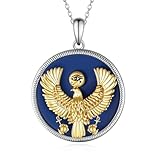 Zunxinsan collar ojo de horus S925 plata plata de ley collar egipcio mujer egipcia regalos joyas