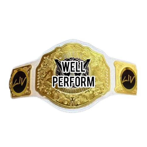 LIV MORGAN Women’s Championship Belt Replica - World Heavyweight Championship Women’s Title - Girl Wrestling Belt Adult Size – Adjustable Strap
