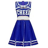 Loloda Kids Girls Cheer Leader Costume Halloween Party Uniform Cheerleading Cosplay Fancy Dress Up...