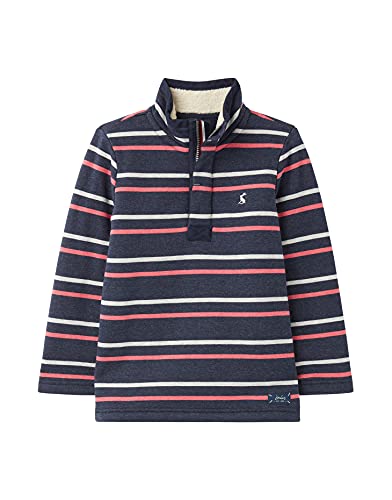 Joules Boy's Winter Dale (Toddler/Little Kids/Big Kids) Navy Marl Stripe 5 (Little Kids)