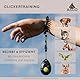 ASCO Premium Clicker, Hunde und Katzen Klicker für professionelles Clickertraining mit Stretcharmband, pink, ASCO-08PA