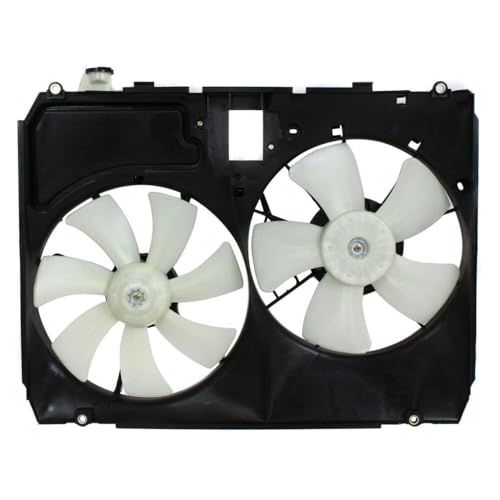 Hylorvin 1pc Dual Radiator Cooling Fan Assembly Set for Lexus for RX330 3.3L 2004-2006 Without Control Module FA70267 LX3115109