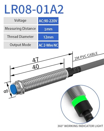 Capteur inductif M8 NF haute précision pour machine compacte - 2