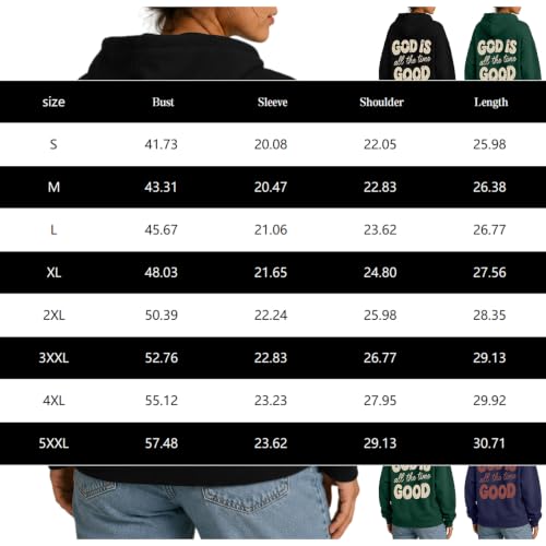 Christian Hoodies for Women God Is Good Sweatshirt Faith Religious Shirts - image 6