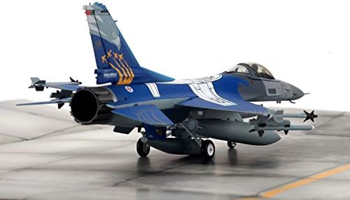 Miniatura 3 de F-16A F16 Fighting Falcon Fuerza Aérea Portuguesa 50 Aniversario Pintura 1/72 Diecast Modelo Avión