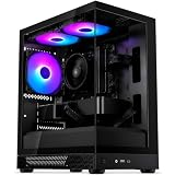 TITAN GAMING 【GeForce RTX 5060搭載 / 850W GOLD電源搭載 / メーカー保証1年】 ゲーミングPC デスクトップパソコン Ryzen 7 5700X メモリ32GB NVMe SSD 1TB Windows 11 Home AQUA UNO ブラック