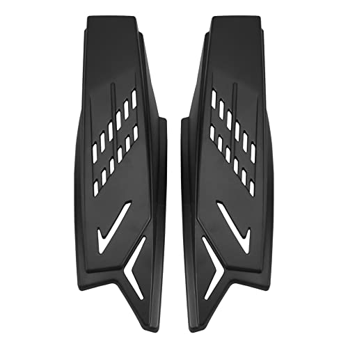 Jkjhbhged 2Pcs Helmet Racing Ear Horns Motorcycle Helmet Horns Punk Style Scooter Motorbike Helmet Horn Motorcycle Accessories, Matte Black, 371419