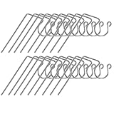 BESTYASH 50 Ganchos para Colgar Luces Navideñas Exteriores Gancho Pequeño de Plástico Resistente 50 Piezas para Decoración de Fiestas y Guirnaldas Navideñas