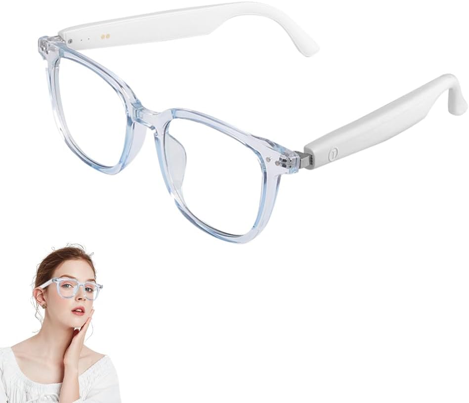 Smart Glasses for Women Men, Bluetooth Glasses with Photochromic Lenses Touch Control Voice Assistant for Clear Audio Remote Photography, Perfect...