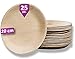 Waipur Piatti in Foglia di Palma Biologici - 25 Piatti Rotondi Ø 20 cm - Piatti usa e getta Biodegradabili di Alta Qualità - Leggeri ma Resistenti - Come Piatti di Carta per Feste