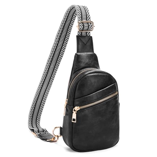 Small Sling Bag for Women - Vegan Leather Crossbody Purse with Fanny Pack Style for Women