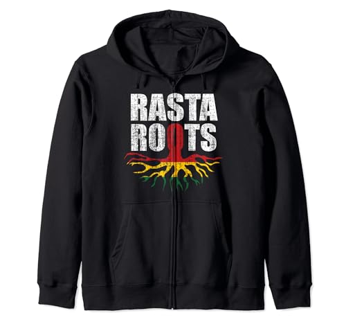 Rasta Roots, consciente del reggae vintage Sudadera con Capucha