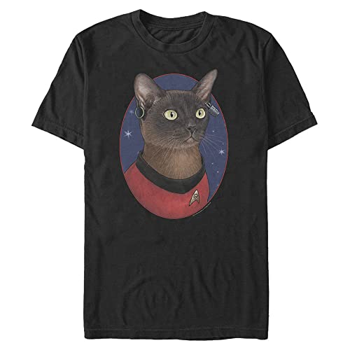 T-shirt Star Trek Uhura Cat pour homme | Vêtement geek et chat original