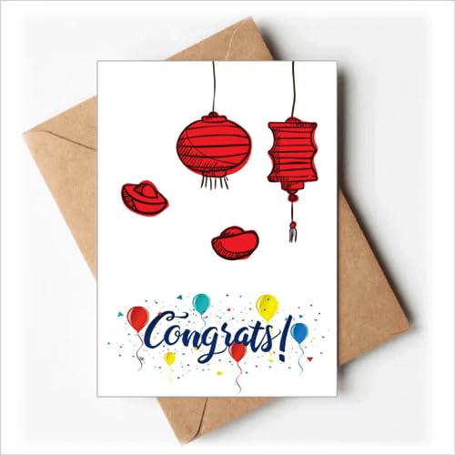 Cartes de mariage enveloppes au motif année chinoise du coq finitions dorées