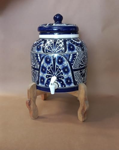 CXYREGNK Cobalt Blue Dispenser with Base