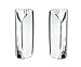QSC Door Mirror Chrome Cover Set Left & Right for Volvo VNL Trucks