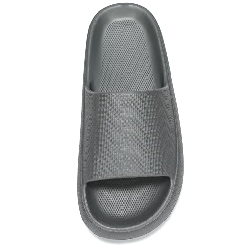 Image of Dirk Slides for Women and Men Sandals Pillow Slippers Shower Shoes Cushioned Cloud Slides