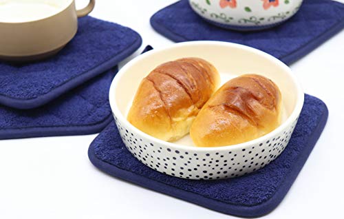 Gqzluck Cotton Pot Holders Cotton Made Machine Washable Heat Resistant Everyday Kitchen Basic Terry Pot Holder thumb #6