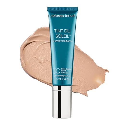 Colorescience Mineral Sunscreen Foundation, Tint du Soleil , Medium, 1 Fl Oz (Pack of 1)