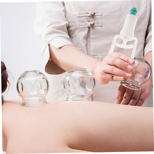 2 unidades de herramientas manuales de ventosa para terapia de ventosas, bomba manual para experiencia cómoda, accesorios duraderos para ventosas, rutina versátil miniatura 7