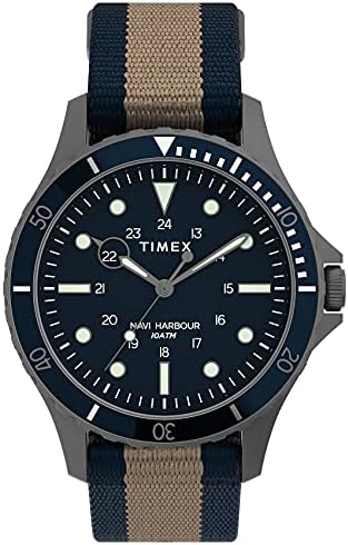 Timex Men's Navi XL 41mm Analog Quartz Stainless Steel 20 Casual Watch