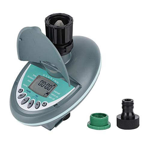 Irrigation Controller, G3/4in Female Male ThreadAutomatic Water Timer Watering Controller Intelligent Irrigation Controller for Garcen Lawn Greenhouse