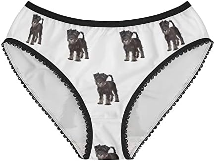 Miniature Schnauzer Panties, Miniature Schnauzer Underwear, Briefs, Cotton Briefs, Funny Underwear, Panties For Women