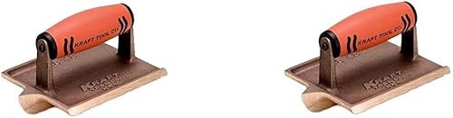 Kraft Tool CF304PF - Ranuradora de bronce con mango ProForm, 6 x 4-1/2 pulgadas (paquete de 2)