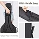CAHAYA Elektrische Gitarre Gig Bag E-gitarrentasche Wasserfest mit reflektierenden Bändern, passend für 40 Zoll E-Gitarre CY0225
