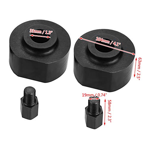 Ford Leveling Lift Kit, Keenso Super Duty Leveling Lift Kit Black Front Leveling Lift Kit W/Stud Extender For Ford F250 F350 Excursion (2.5 Inch) #TOP1