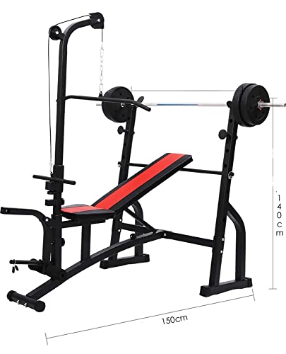 Multifunctional weight bench with hands Bench press barbell bed Widening squat rack Workout Sit Up Bench Barbell rack - Image 6